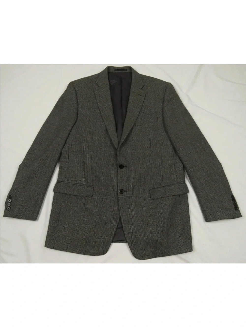 Lauren Ralph Lauren LRL 100% Wool Check 2 Button Blazer Sport Coat Jacket 42 L